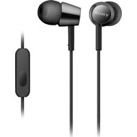 Sony - EX155AP EX Series In-Ear Headphones - Black