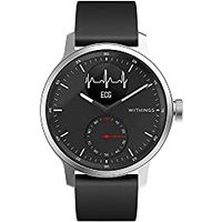 Withings ScanWatch - Hybrid Smartwatch & Activity Tracker with Connected GPS, Heart Rate Monitor, Sleep Monitor, Smart Notifications, Water Resistant with 30-Day Battery Life, Android & iOS