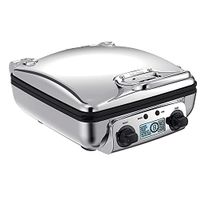 All-Clad Gourmet Digital Waffle Maker with Removable Plates, 4 slice, Silver