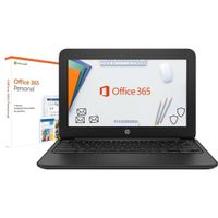 HP Chromebook 11 G5 11", 1.60 GHz Intel Celeron, Laptop, 4GB DDR3 RAM, 16GB SSD, Google Chrome OS Includes Microsoft Office 365