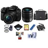 Panasonic Lumix DC-G95 Mirrorless Camera with 12-60mm f/3.5-5.6 Lumix G Power OIS Lens, Black - Bundle With Camera Case, 32GB SDHC U3 Card, 58mm Filter Kit, Cleaning Kit, Mac Software Package, And More