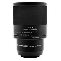Tokina SZX 400mm f/8 Reflex MF Super Telephoto Lens & 2x Extender Kit for Nikon F, Black