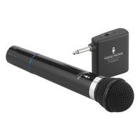 Singing Machine SMM107 Unidirectional Dynamic Wireless Microphone, Black
