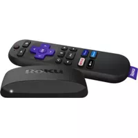 Roku Express 4K+ | Streaming Player HD/4K/HDR with Roku Voice Remote with TV Controls, includes Premium HDMI® Cable - Black