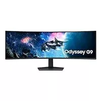 Samsung - 49" Odyssey 1000R Curved Dual QHD 240Hz 1ms FreeSync Gaming Monitor with HDR1000 (HDMI x2, DP, USB) - Black
