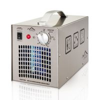 Stainless Steel Commercial Ozone Generator UV Air Purifier 6,000 to 12,000 mg/hr Industrial Stregnth - Silver - Silver