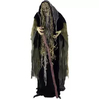 Life-Size Poseable Swamp Witch with Ligh...