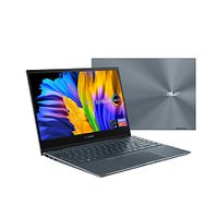 ASUS ZenBook Flip 13 OLED Ultra Slim Convertible Laptop, 13.3” Touch, Intel Evo Platform Core i5-1135G7 Processor, 8GB RAM, 512GB SSD, Windows 10 Home, AI Noise-Cancellation, Pine Grey, UX363EA-DB51T