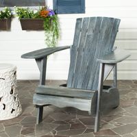 SAFAVIEH Outdoor Living Mopani Adirondack Ash Grey Acacia Wood Chair - PAT6700A