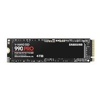 SAMSUNG 990 PRO SSD 4TB PCIe 4.0 M.2 2280 Internal Solid State Hard Drive, Seq. Read Speeds Up to 7,450 MB/s for High End Computing, Gaming, and Heavy Duty Workstations, MZ-V9P4T0B/AM