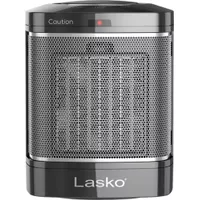 Lasko - Simple Touch Portable Ceramic Tabletop Electric Space Heater - Black