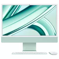 Apple 24-inch Imac M3 8-core 8gb Ram 256gb Ssd, 10-core Gpu Retina 4.5k Desktop Computer In Green (late 2023)