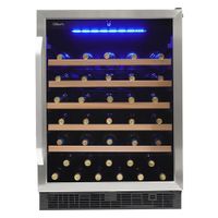 Silhouette 24 inch Stainless Steel Single Zone Wine Cellar