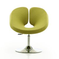 Pluto Red Adjustable Leisure Chair - Lime Green