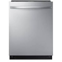 Samsung - StormWashâ„¢ 24" Top Control Built-In Dishwasher with AutoRelease Dry, 3rd Rack, 42 dBA - Stainless steel