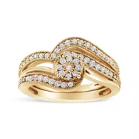 14K Yellow Gold Plated .925 Sterling Sil...