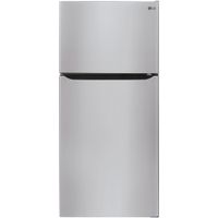 LG - 23.8 Cu Ft Top Mount Refrigerator with Internal Water Dispenser - Stainless steel