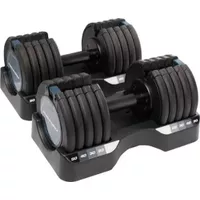 ProForm - 50 lb Select-A-Weight Dumbbell Set - Black