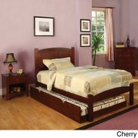 Lancaster Modern Full Oak 3-Piece Bed Set by FOA - Cherry