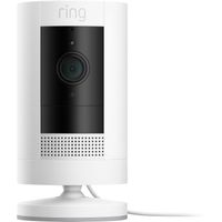 Ring - Stick Up Indoor/Outdoor Wired 1080p Security Camera - White