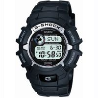 Casio Men's 'G-Shock' Black Resin Solar Atomic Watch - Black