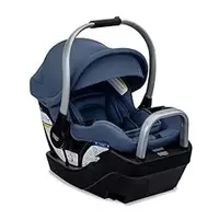 Britax Cypress Infant Car Seat, Rear Facing Car Seat with Alpine Base, ClickTight, Premium Fabrics, Ponte Arctic