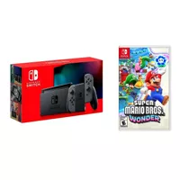 Nintendo - Switch 1.1 (Gray) + Super Mario Wonder BUNDLE