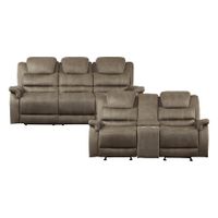 Rosnay 2-Piece Reclining Living Room Set - Brown
