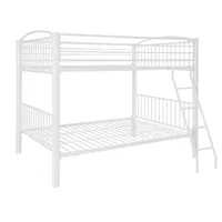 Parknoll Metal Full Bunk Bed White