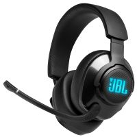 JBL Quantum 400 Black USB Over-Ear Gaming Headset W/ Game-Chat Dial