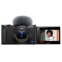 Sony - ZV-1 20.1-Megapixel Digital Camera for Content Creators and Vloggers - Black