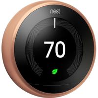 Google - Nest Learning Thermostat - 3rd Generation - Copper