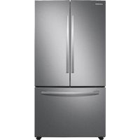 Samsung - 28 cu. ft. Large Capacity 3-Door French Door Refrigerator - Fingerprint Resistant Stainless Steel