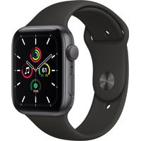 Apple Watch SE - GPS 40mm Space Gray Aluminum Case with Black Sport Band - Space Gray