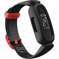 Fitbit - Ace 3 Activity Tracker for Kids - Black/ Sport Red