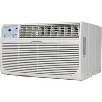 Keystone - 350 Sq. Ft. Through-the-Wall Air Conditioner and 350 Sq. Ft. Heater - White