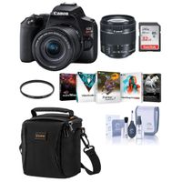 Canon EOS Rebel SL3 DSLR Camera with EF-S 18-55mm f/4-5.6 Lens Black W/Acc Kit