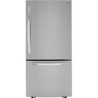 LG - 25.5 Cu. Ft. Bottom-Freezer Refrigerator with Ice Maker - PrintProof Stainless Steel