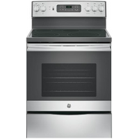 Ge 30" Stainless Steel Freestanding Electric Convection Range