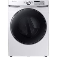 Samsung - 7.5 Cu. Ft. 10-Cycle Electric Dryer with Steam - White