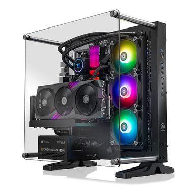 Thermaltake - Shadow 480 R4 Gaming Desktop AMD Ryzen 7 5800X3D 32GB RGB Memory NVIDIA GeForce RTX 4080 Super 3TB NVMe M.2 - Black