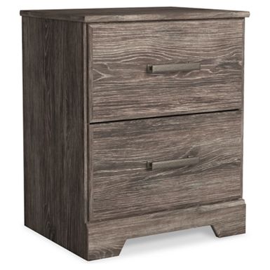 Gray Ralinksi Two Drawer Night Stand