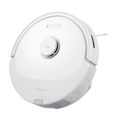 Roborock - Q8 Max Wi-Fi Connected Robot Vacuum and Mop, DuoRoller Brush, 5500 Pa Strong Suction, Pet Hair Pick-up - White