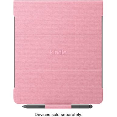 Amazon - Kindle Scribe Fabric Folio Cover with Magnetic Attach (for Kindle Scribe) - Wild Rose