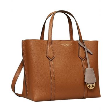 Tory Burch Perry Triple-Compartment Tote  (Small, Light Umber)