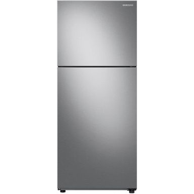 Samsung - 15.6 cu. ft. Top Freezer Refrigerator with All-Around Cooling - Stainless Steel