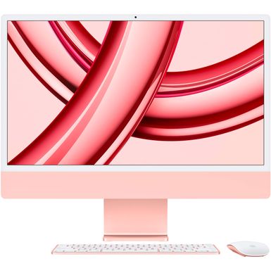 Apple - iMac 24 All-in-One - M3 chip - 8GB Memory - 256GB (Latest Model) - Pink