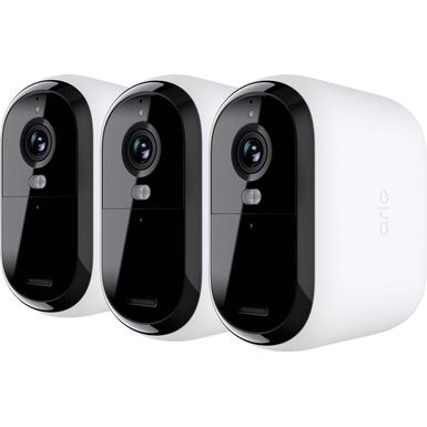 Arlo - Essential XL 3-Camera Outdoor Wireless HD Security Camera (2nd Generation) with 4x Longer Battery Life - White