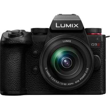 Panasonic - LUMIX G9II Mirrorless Camera with LUMIX ASPH 12-60mm F3.5-5.6 Lens - Black