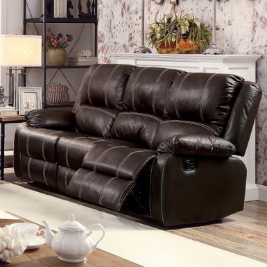 ACME Zuriel Motion Sofa, Brown Synthetic Leather